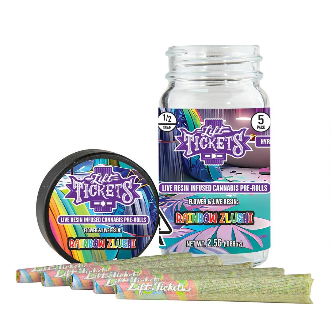 Rainbow Zlushi - Infused Pre-Roll 5-Pack