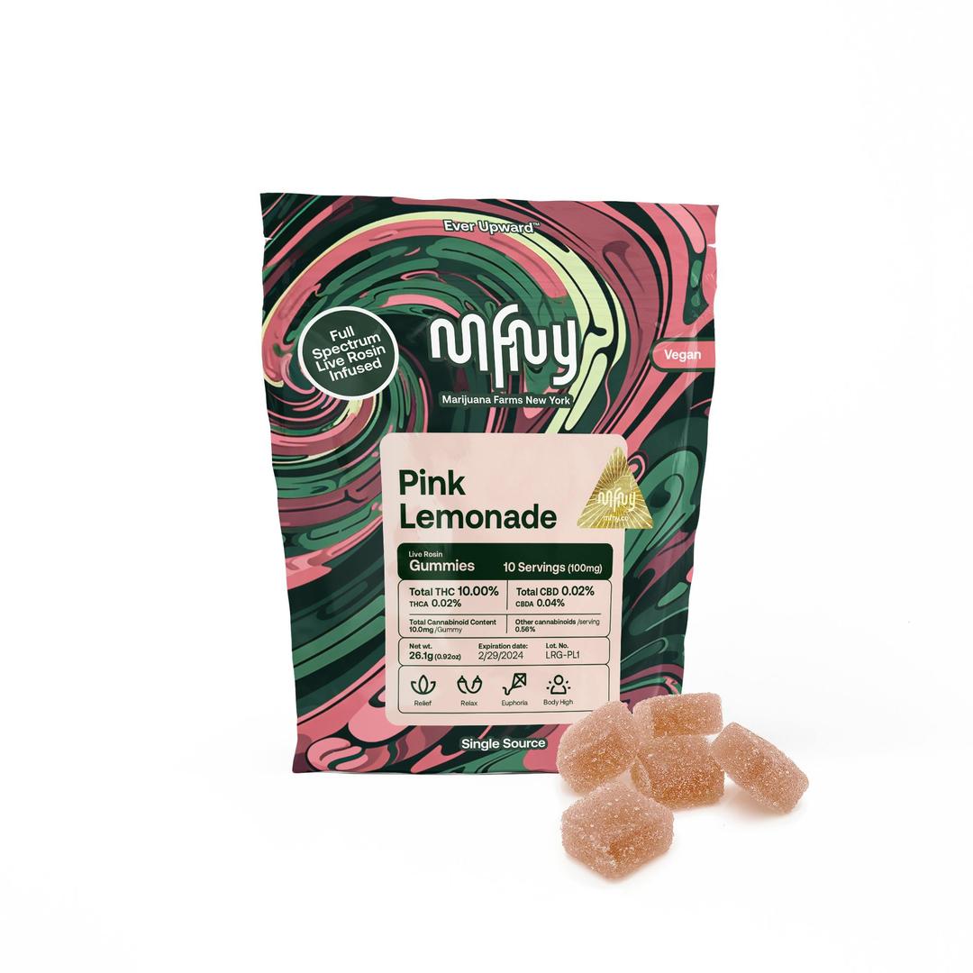 Pink Lemonade Live Rosin Gummies