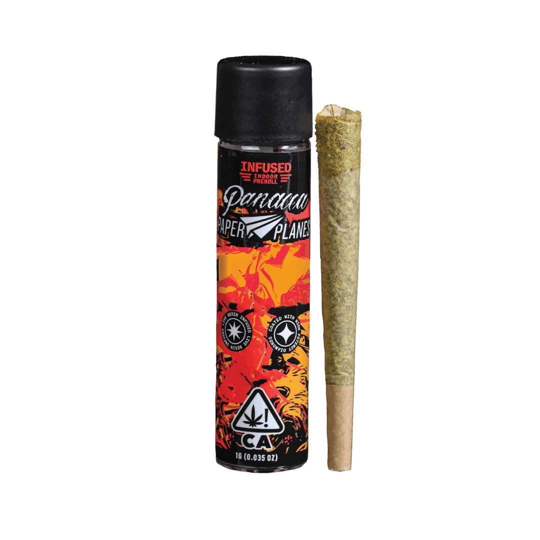 Panacea x Paper Planes | Gorilla Cookies | Indoor Infused Preroll | 1g