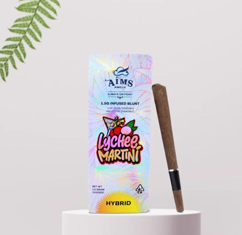 AIMS - Lychee Martini Infused Blunt 1.5 Grams