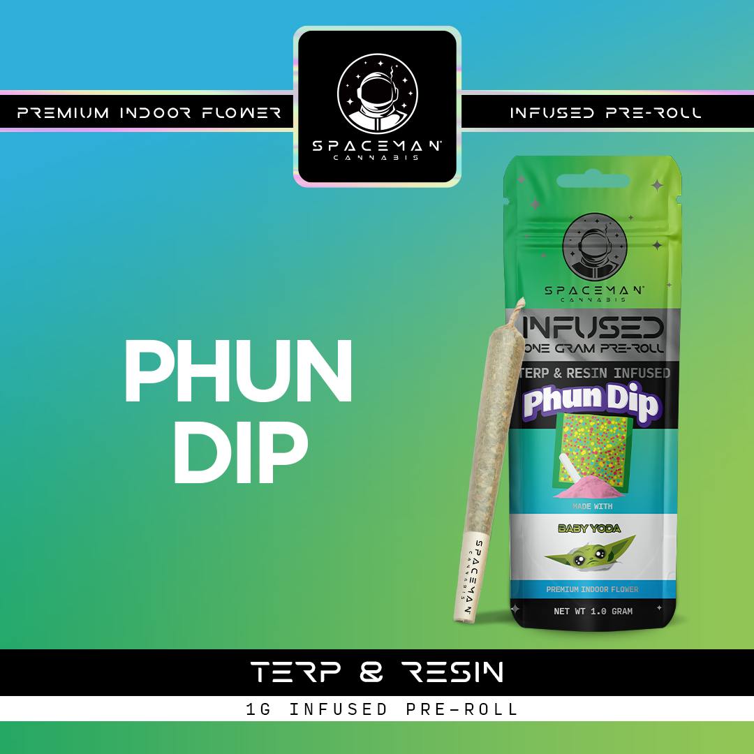 Spaceman - 1g Terp and Resin Infused Pre-Roll - Phun Dip