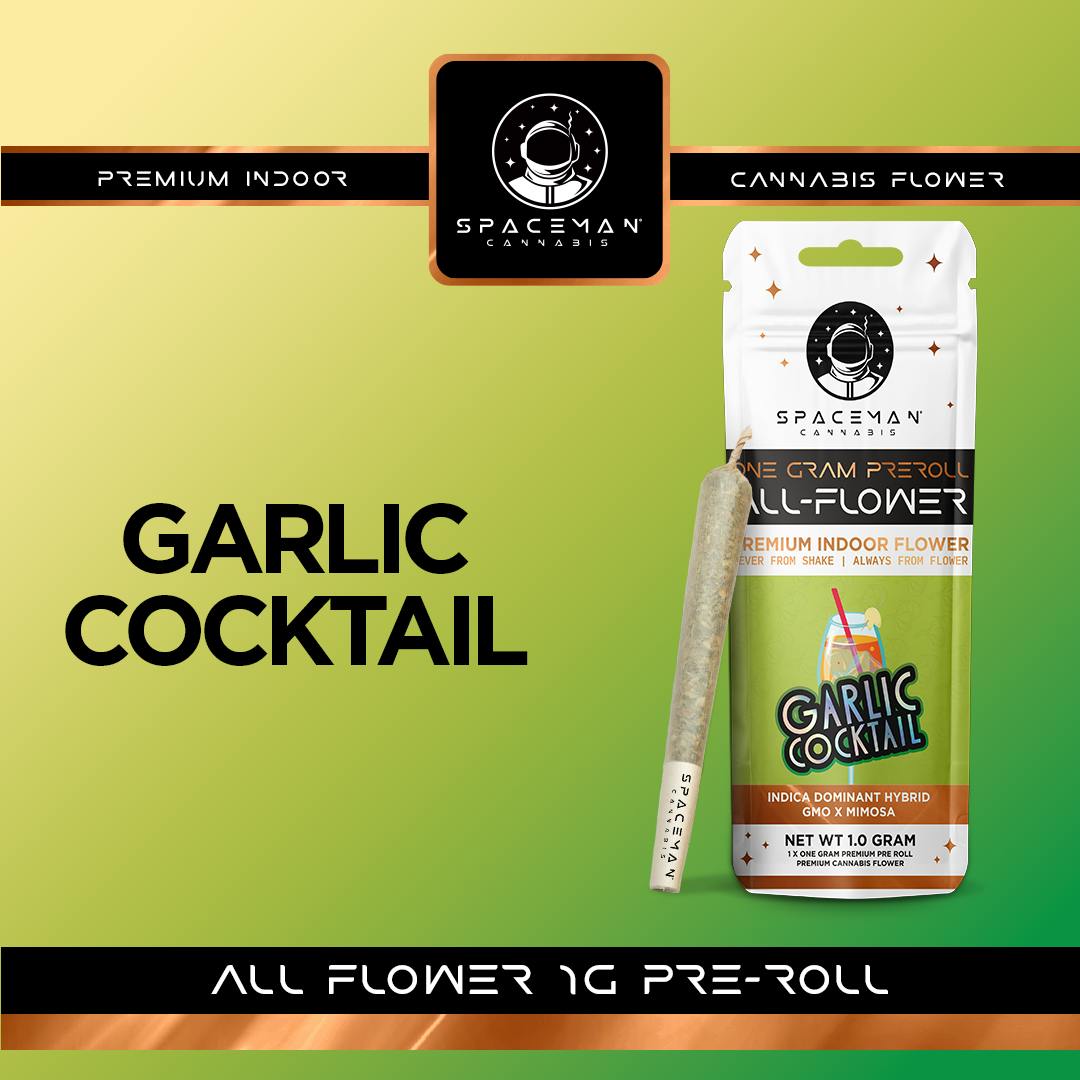 Spaceman - 1g All Flower Pre-Roll - Garlic Cocktail