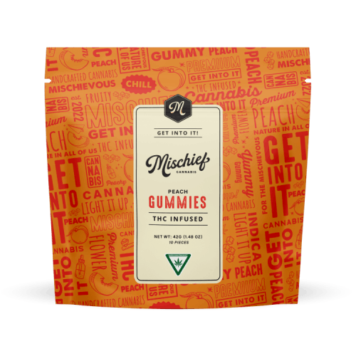 Mischief | Peach | Gummies | 200mg 10pk