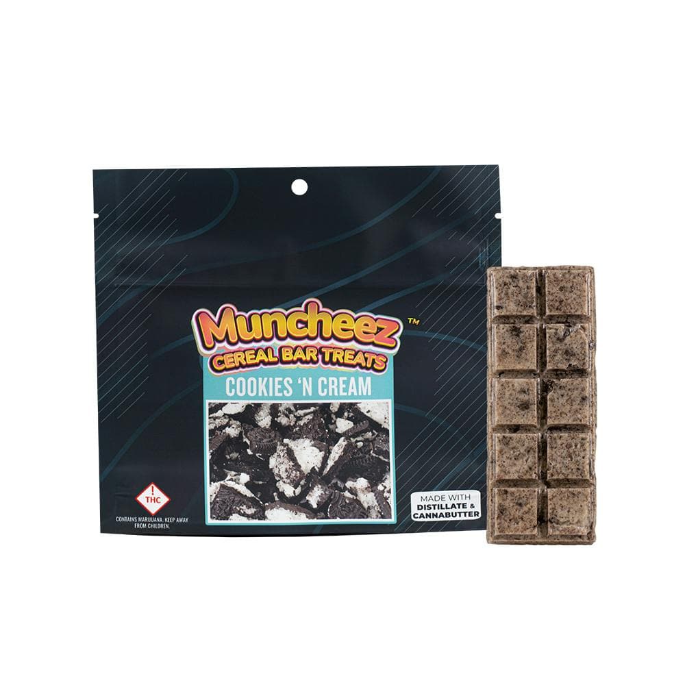 Muncheez | Cookies 'N Cream Cereal Bar | 1000mg | MED
