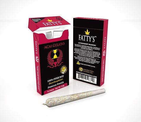 Acai Gelato - Fatty's Pre-Rolls 3pk (3g total)
