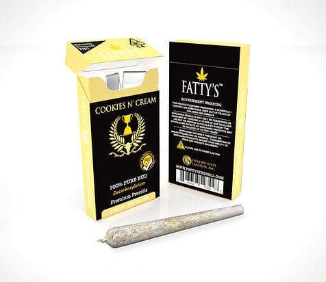 Cookies N' Cream - Fatty's Pre-Rolls 3pk (3g total)