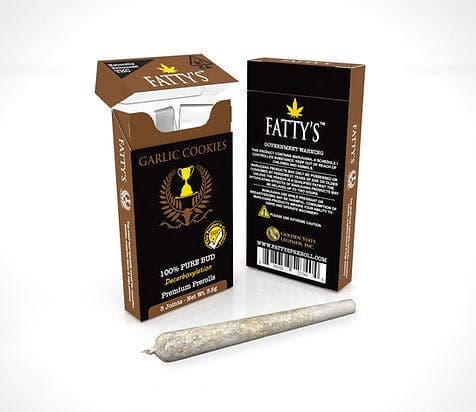 Garlic Cookies - Fatty's Pre-Rolls 3pk (3g total)