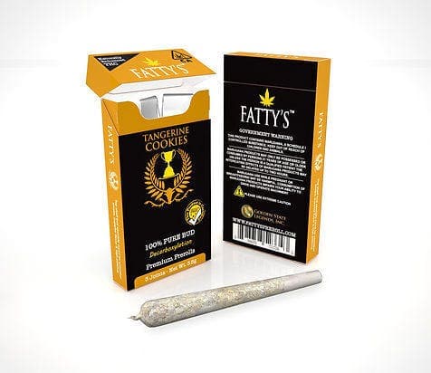 Tangerine Cookies - Fatty's Pre-Rolls 3pk (3g total)