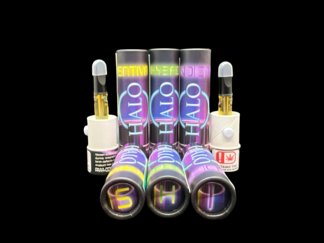 1g Banana Blaze Distillate Cartridge by Halo