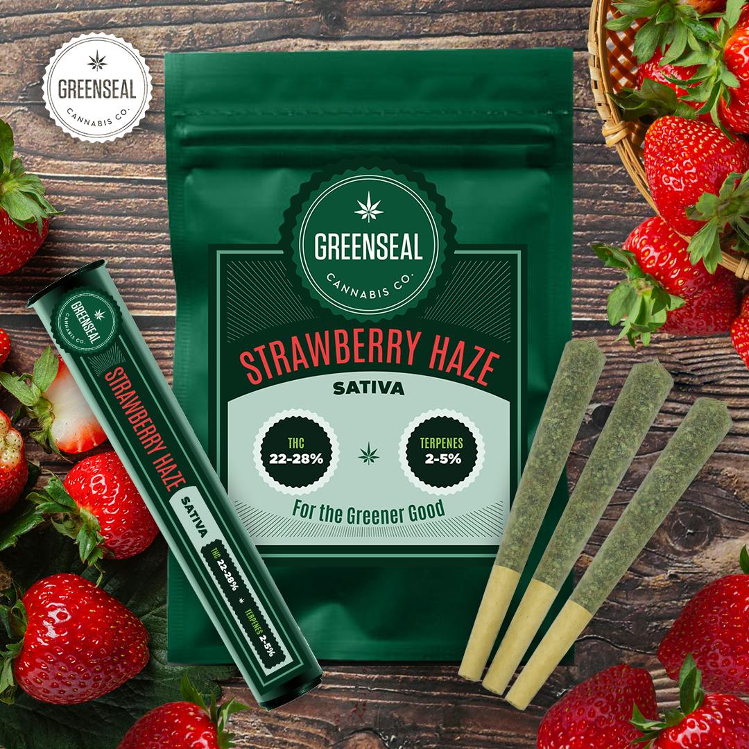 Strawberry Haze - 10x0.35g Pre-Rolls - Alberta