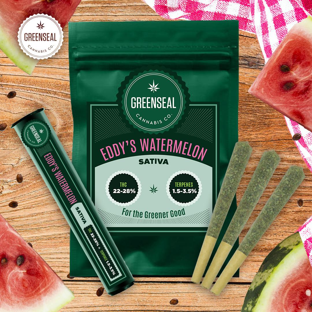 Eddy's Watermelon - 1x1g Pre-Roll - Alberta