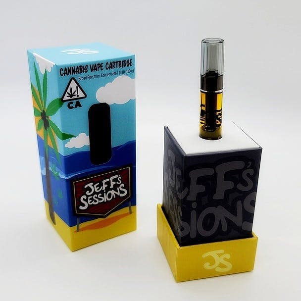 Jeff's Sessions Mars OG 1g Distillate Vape