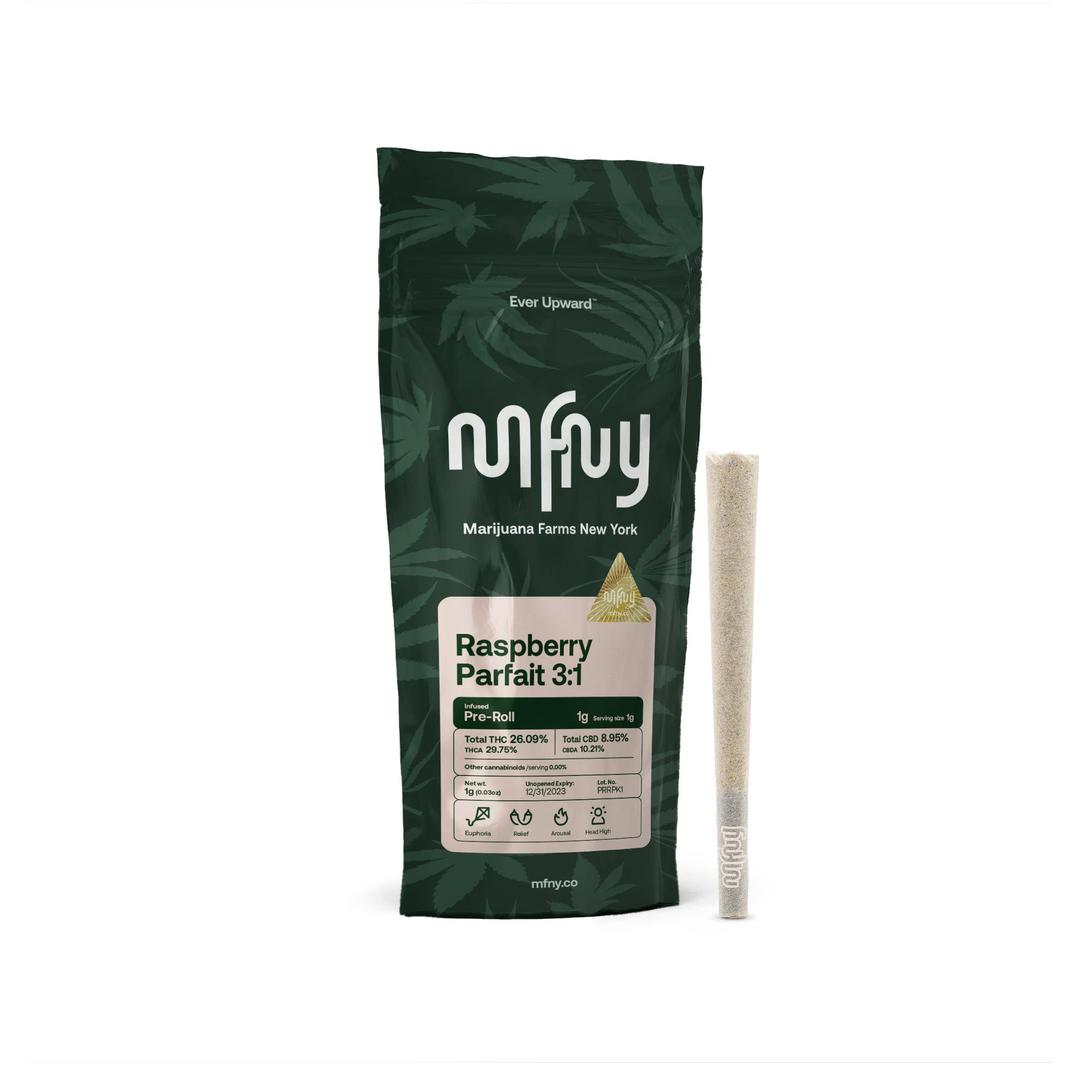 3:1 Raspberry Parfait Infused Pre-roll | 1g