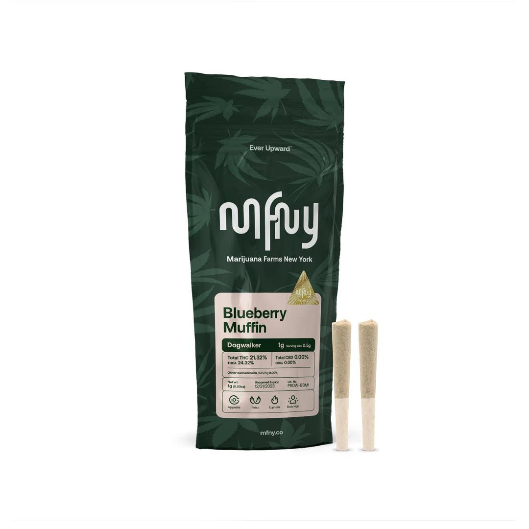 Blueberry Muffin Dogwalker Pre-roll (2pk)
