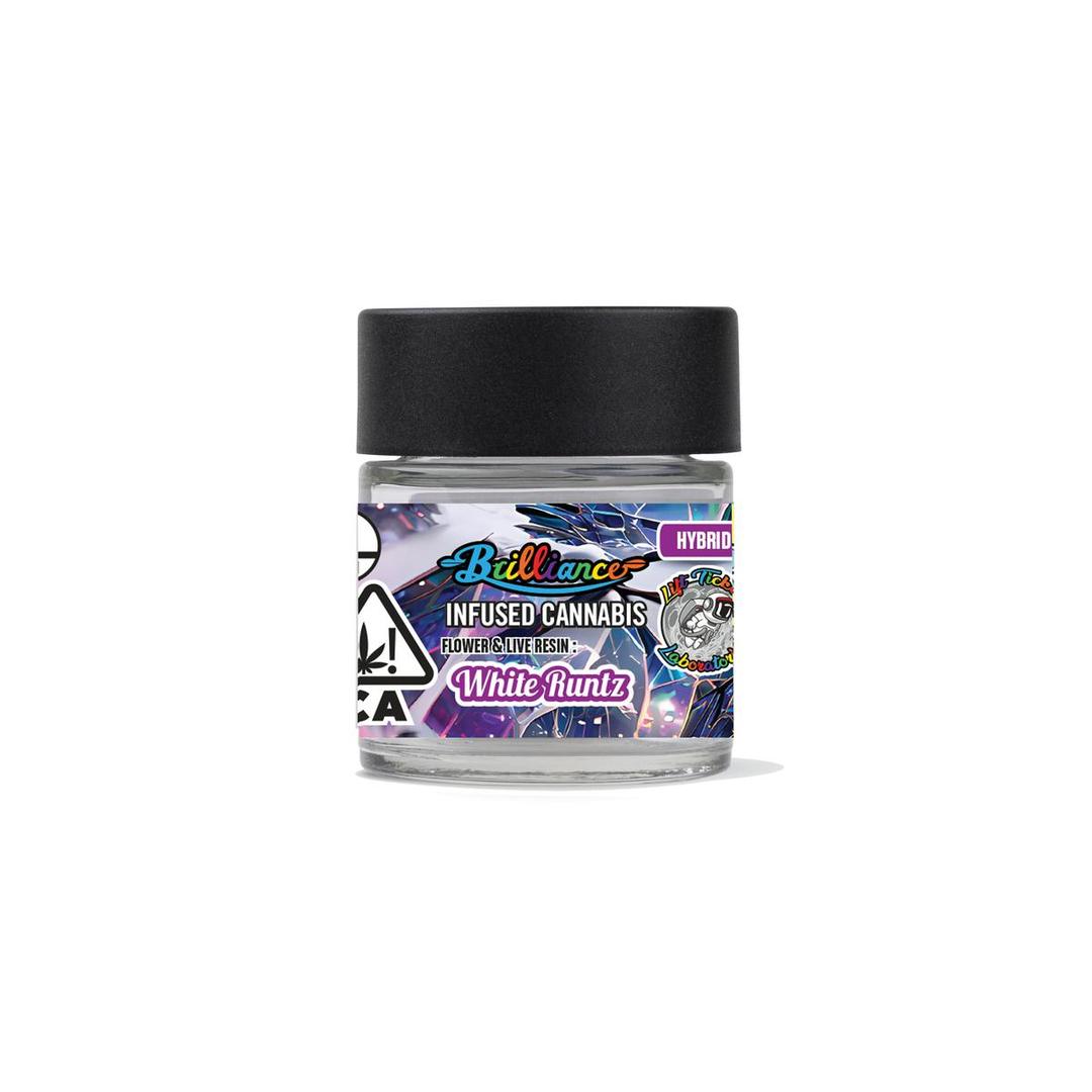 Brilliance 1g Infused Flower: White Runtz