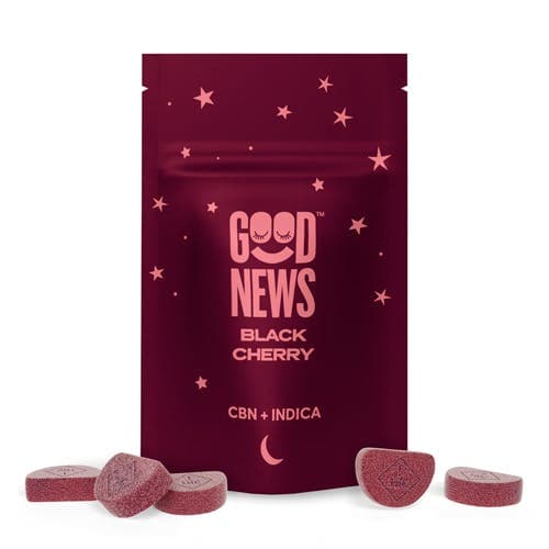 Good News Black Cherry Gummies With CBN 110mg (10ct)