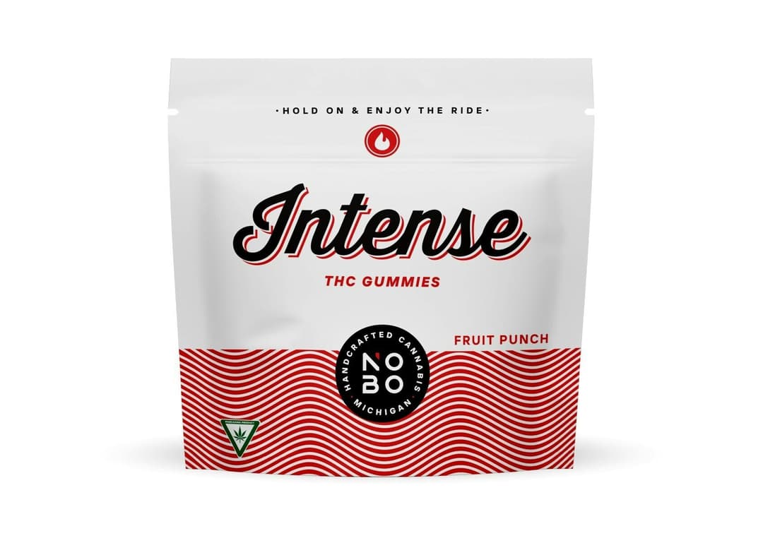 NOBO | Fruit Punch - Intense | Gummies | 200mg 4pk