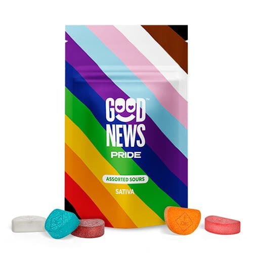 Good News Pride Assorted Sour Gummies 110mg (10ct)