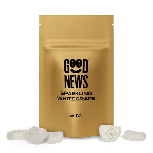 Good News Sparkling White Grape Gummies 110mg (10ct)