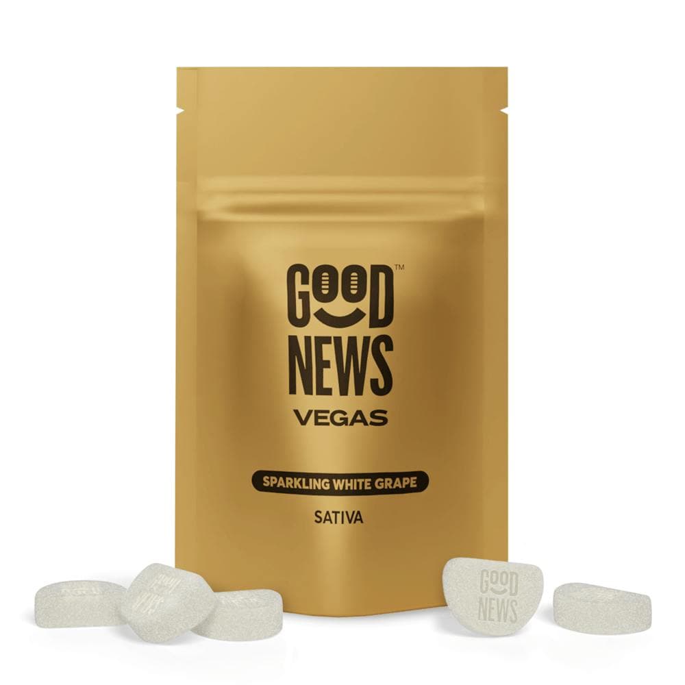 Good News Vegas Sparkling White Grape Gummies 200mg (20ct)