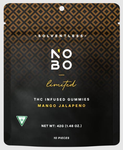 NOBO | Mango Jalapeno | Solventless Gummies | 100mg