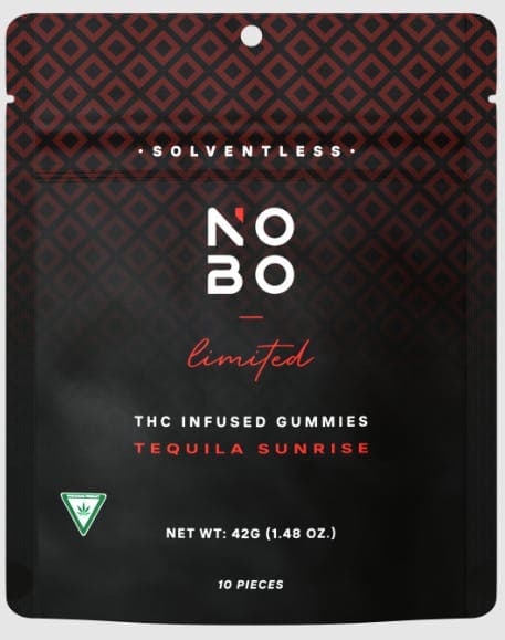 NOBO | Tequila Sunrise | Solventless Gummies | 100mg