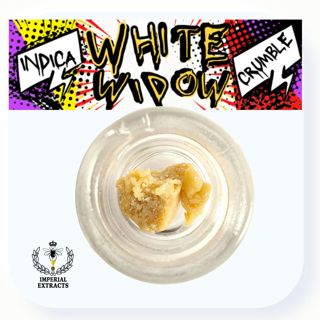 White Widow 1.0 g (Indica Dominant-HYBRID) Crumble