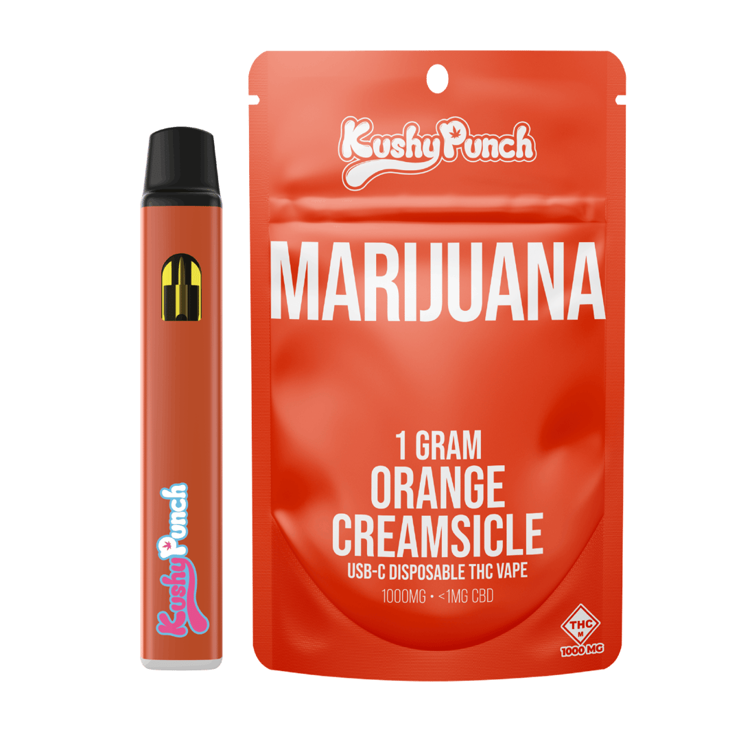 1G Kushy Punch Vape - Orange Creamsicle