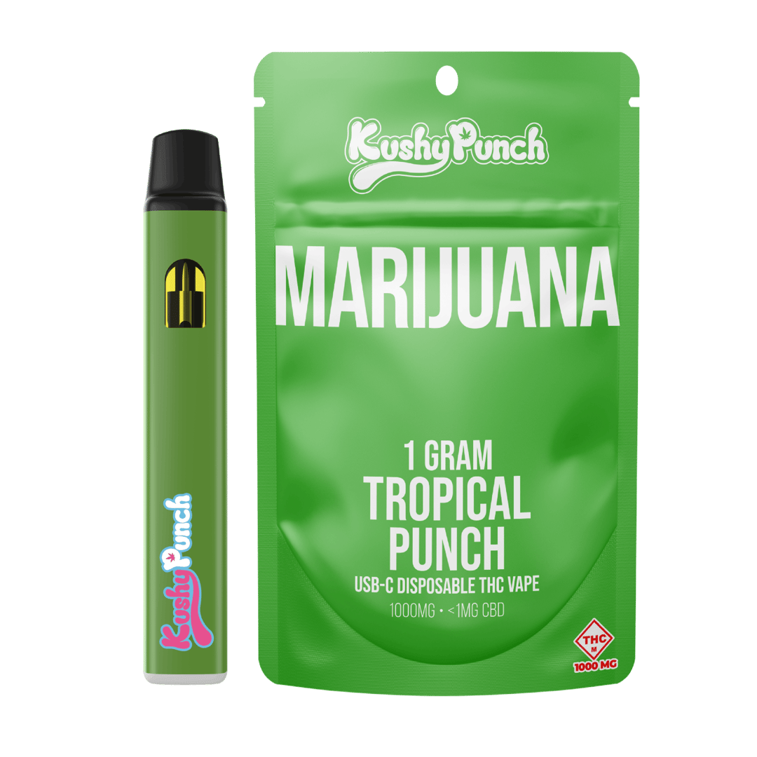 1G Kushy Punch Vape - Tropical Punch