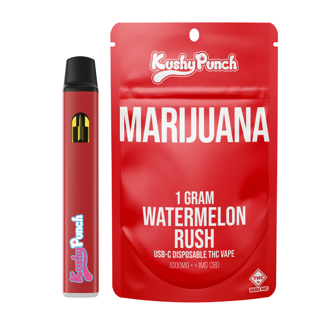 1G Kushy Punch Vape - Watermelon Rush