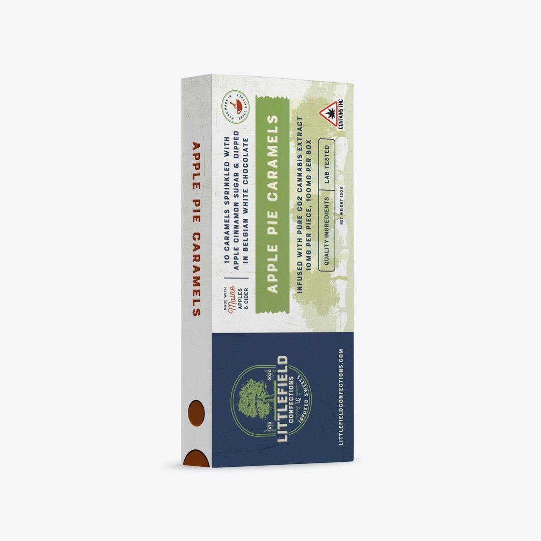 NEW! Full Spectrum Apple Pie Caramels 10mg/pc 100mg Total
