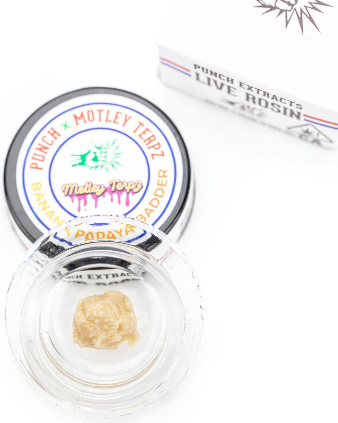 Punch - Live Rosin - Banana Papaya - Badder - Tier 4