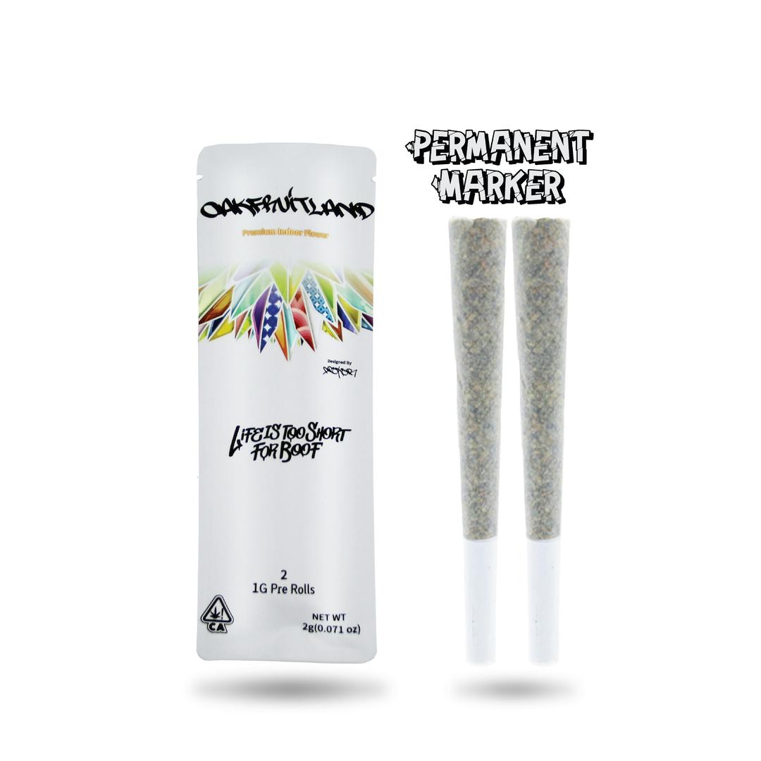 Permanent Marker Pre Roll 2g - Dual Pack Series