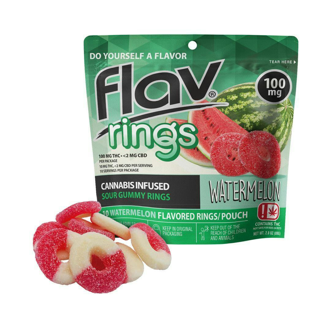 Watermelon Rings 100mg
