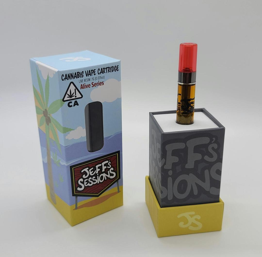 Jeff's Sessions White Widow 1g Live Resin Vape