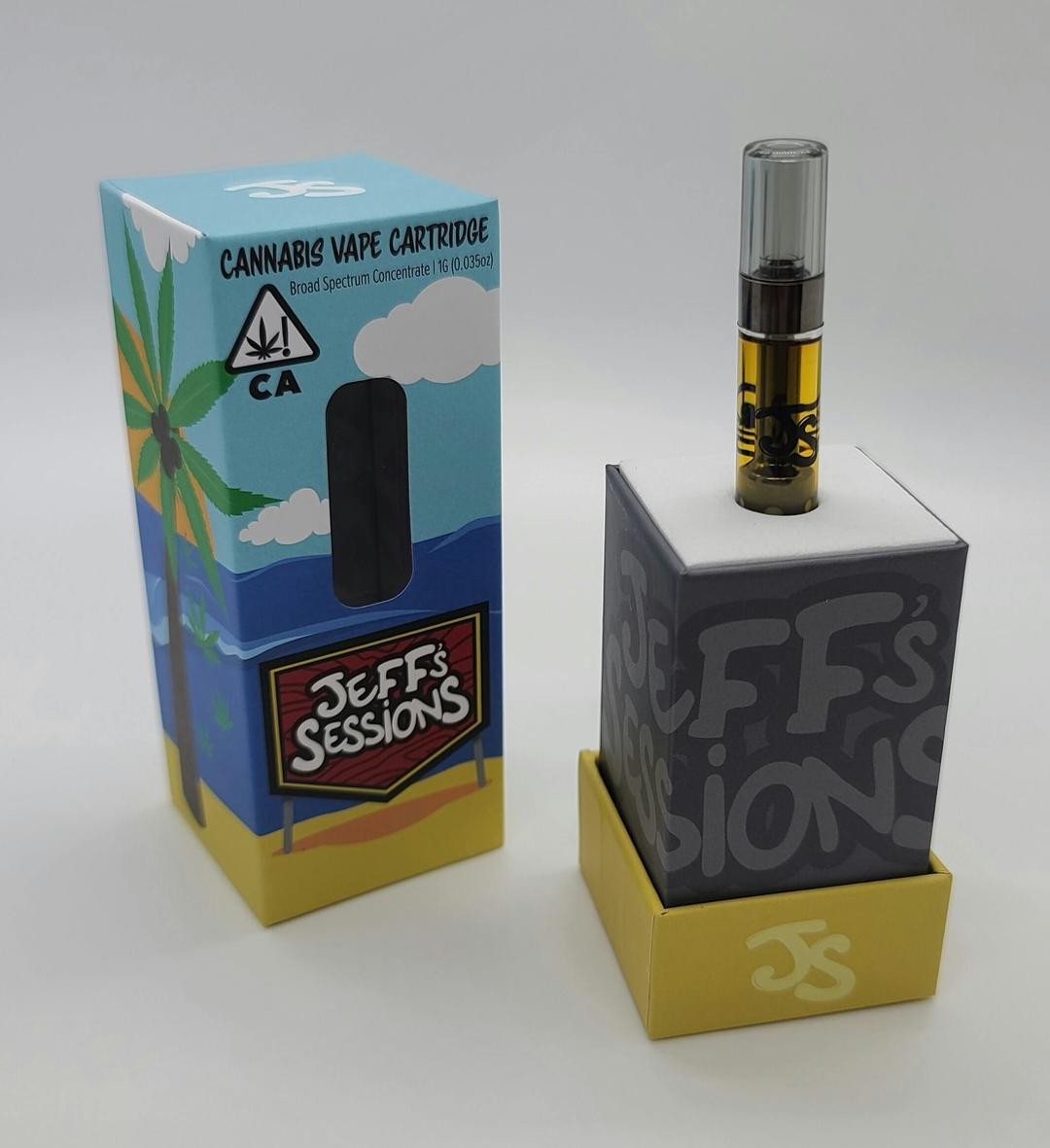 Jeff's Sessions Blue Dream 1g Distillate Vape
