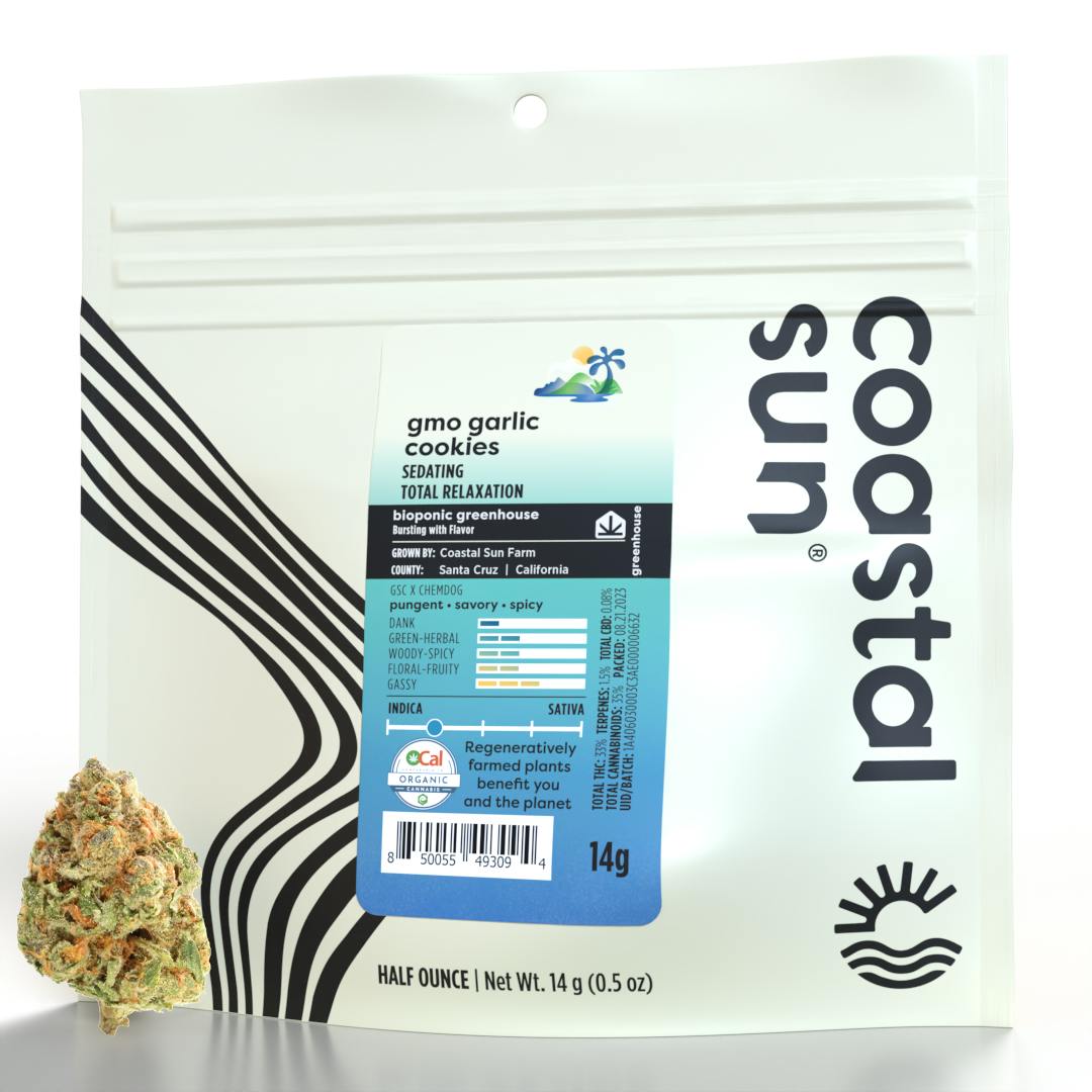GMO Garlic Cookies Greenhouse Flower 14g