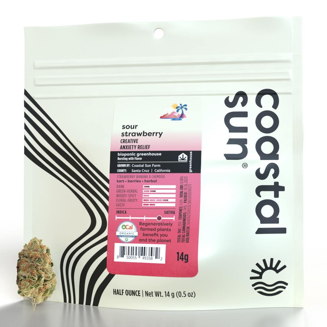 Sour Strawberry Greenhouse Flower 14g