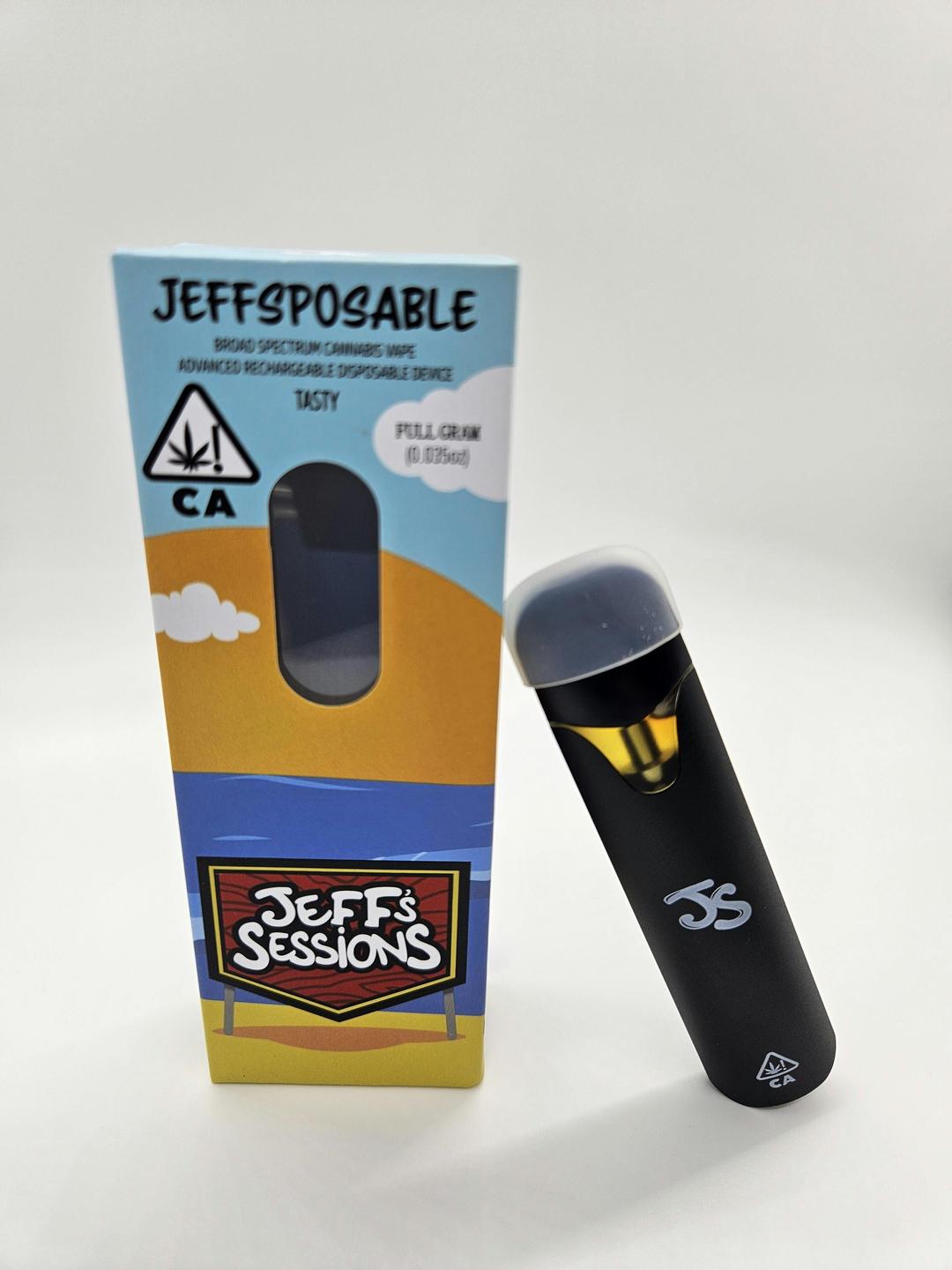 Jeff's Sessions Jack Herer 1g Distillate Disposable