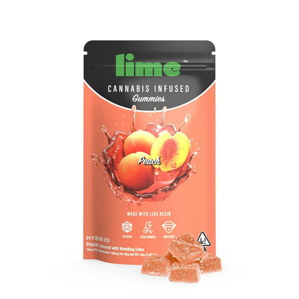 100mg Gummies | Peach
