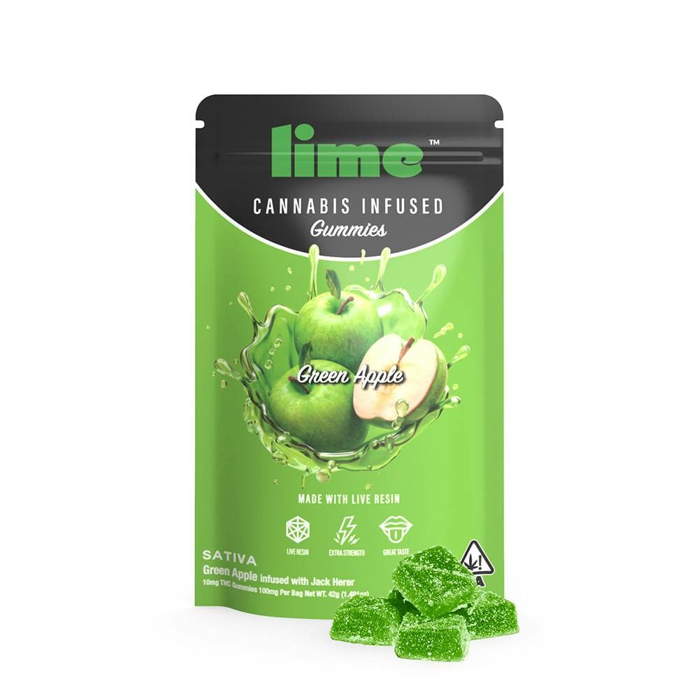 100mg Gummies | Green Apple
