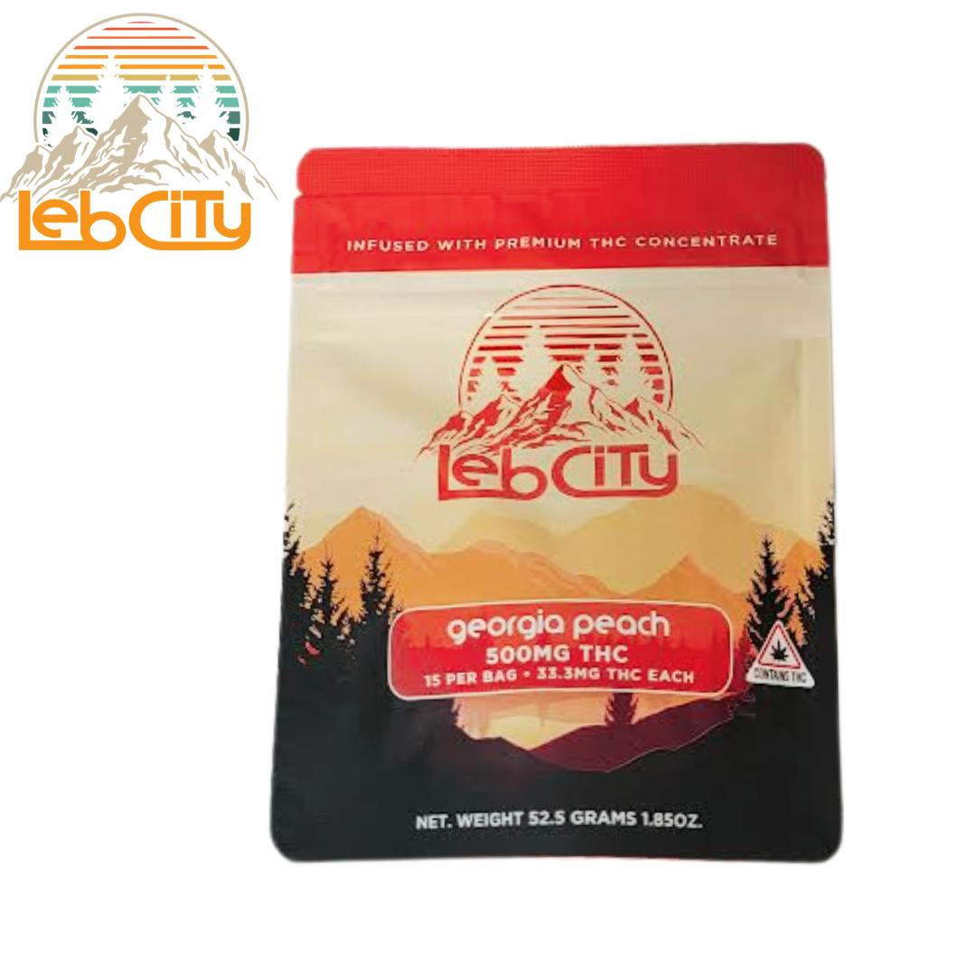 Georgie Peach 500 MG THC Infused Gummy