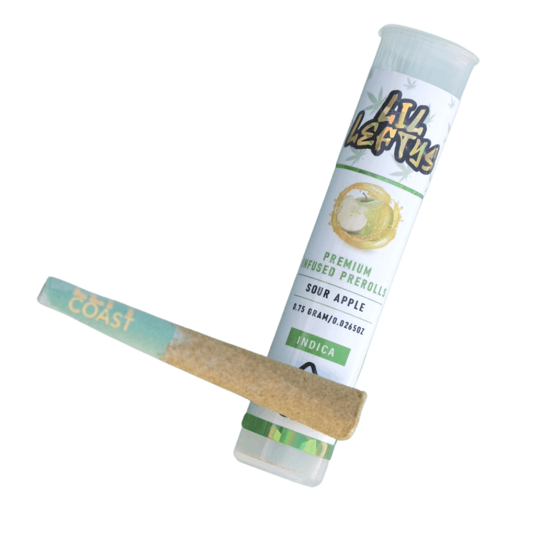 Lil Lefty Infused Preroll Single .75g - SOUR APPLE