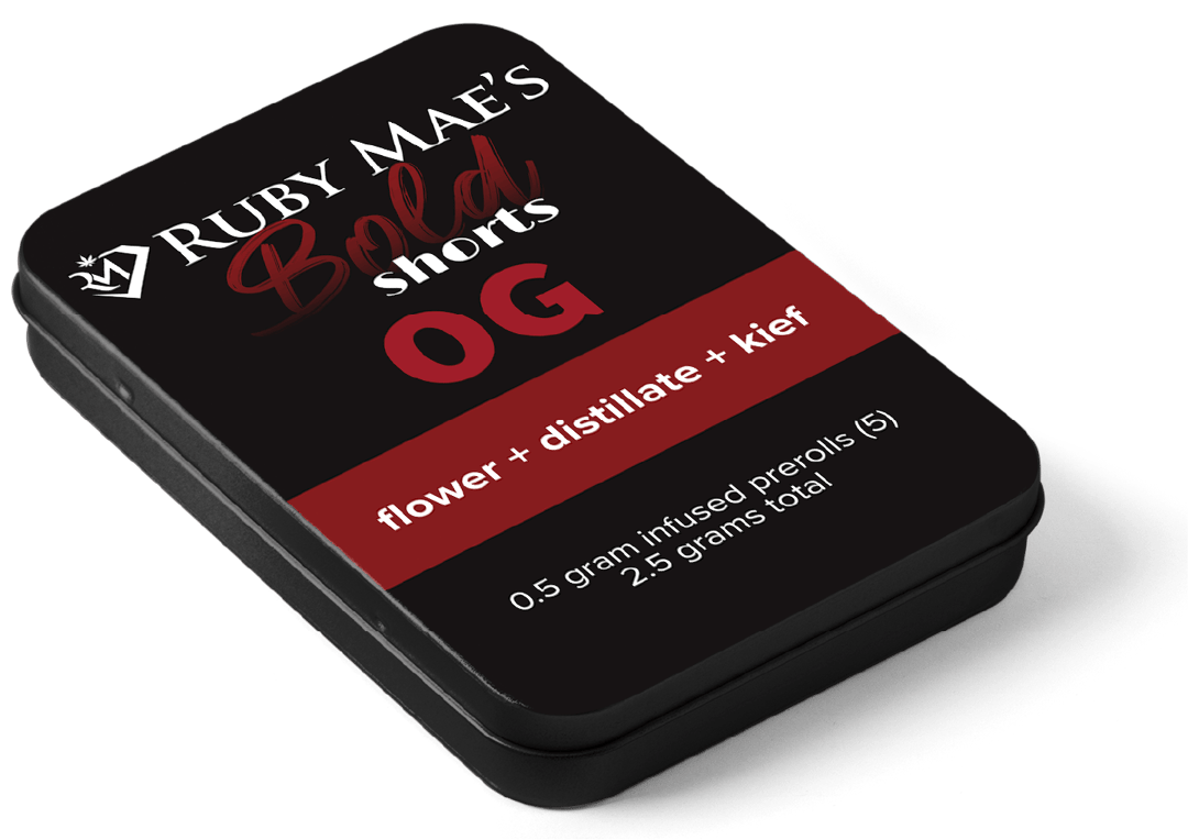 Bold OG Shorts | .5 Infused PreRolls - 5 Pack | Super Silver Haze (Sativa)