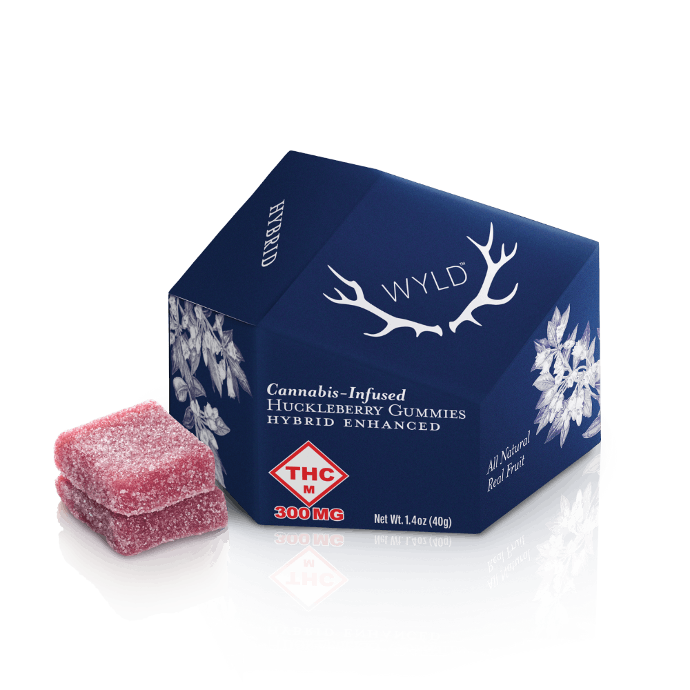 *HIGH DOSE* Huckleberry Hybrid Enhanced Gummies | 300mg