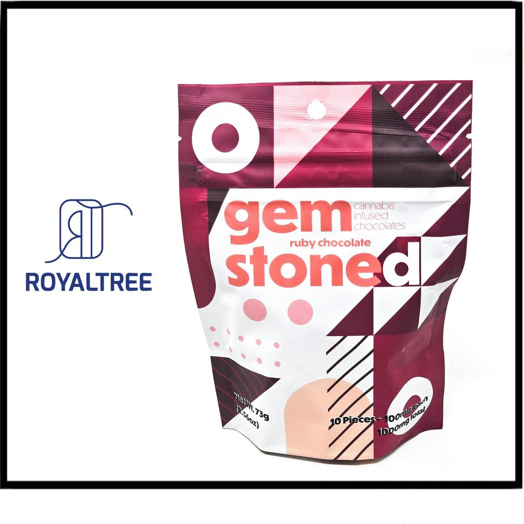 Gem Stoned Ruby Chocolate - 1000mg