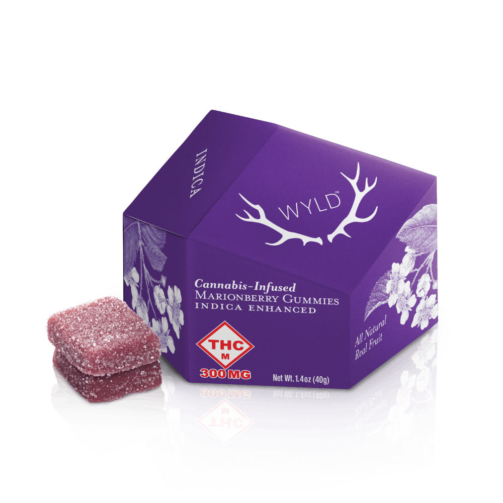 *HIGH DOSE* Marionberry Indica Enhanced Gummies | 300mg