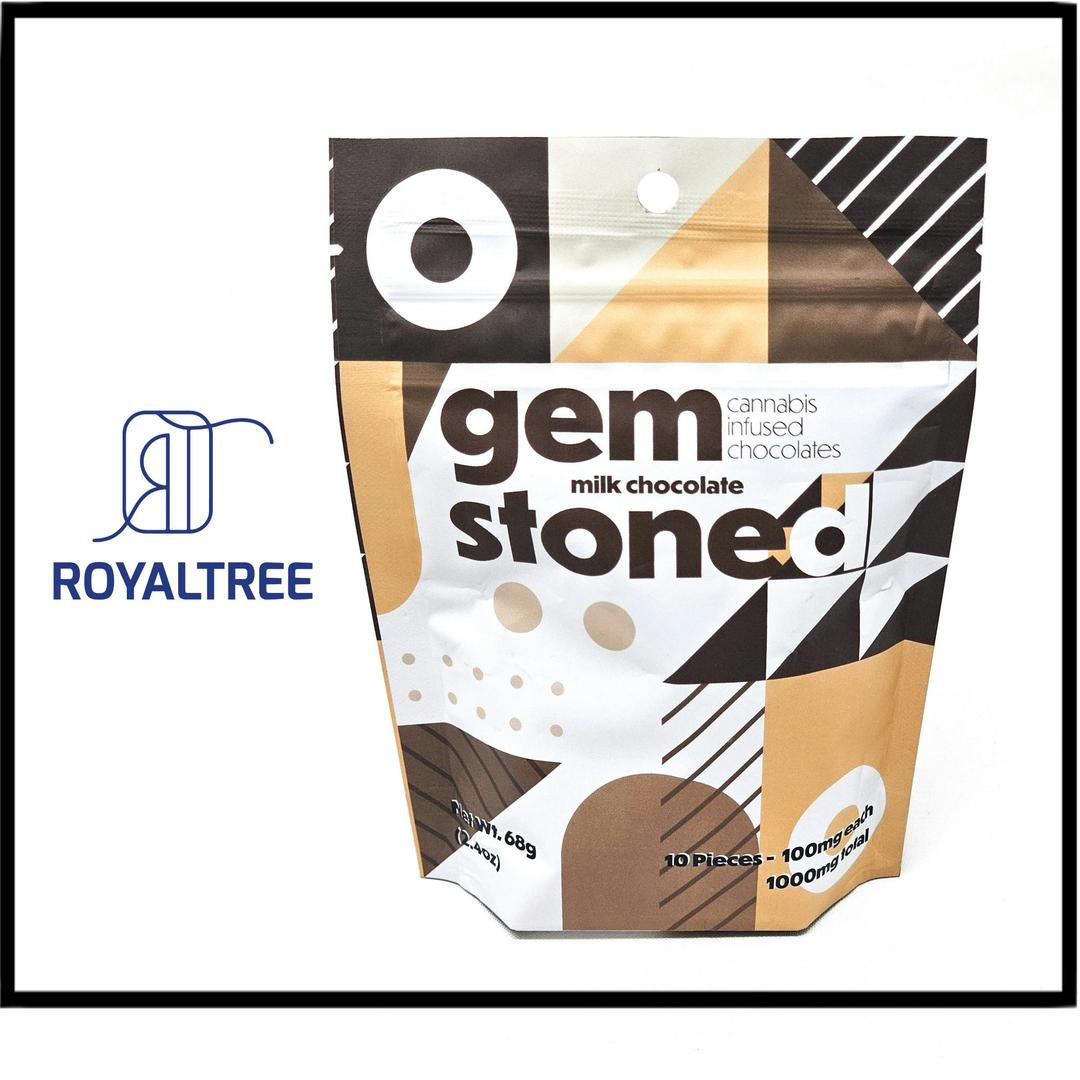 Gem Stoned Milk Chocolate - 1000mg