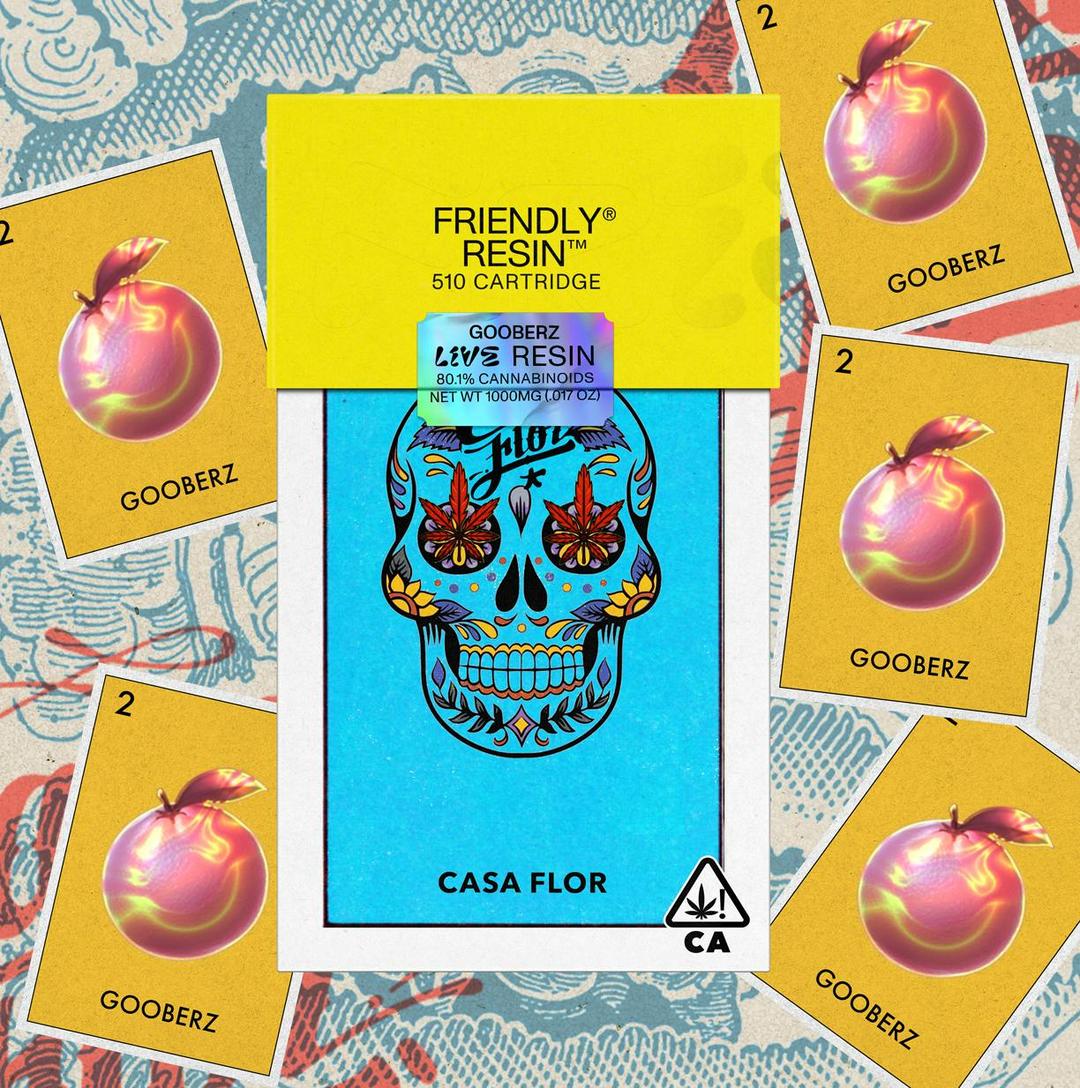 Friendly Brand x Casa Flor - Gooberz - 1g Live Resin Cartridge