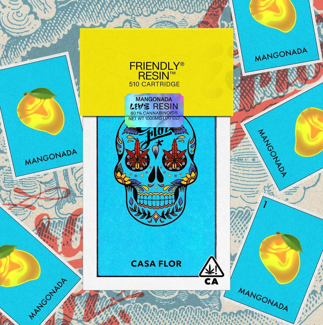 Friendly Brand x Casa Flor - Mangonada - 1g Live Resin Cartridge